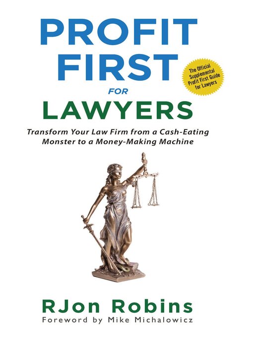 Title details for Profit First For Lawyers by RJon Robins - Available